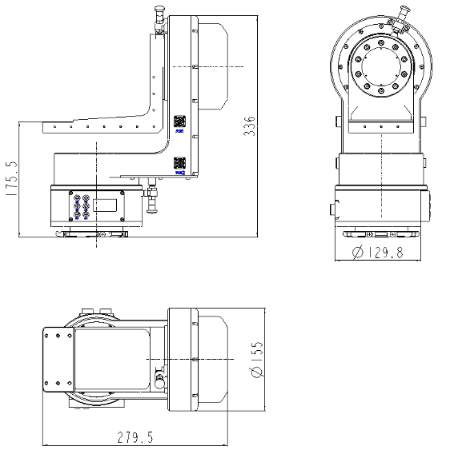 SP026A两轴伺服稳定平台
